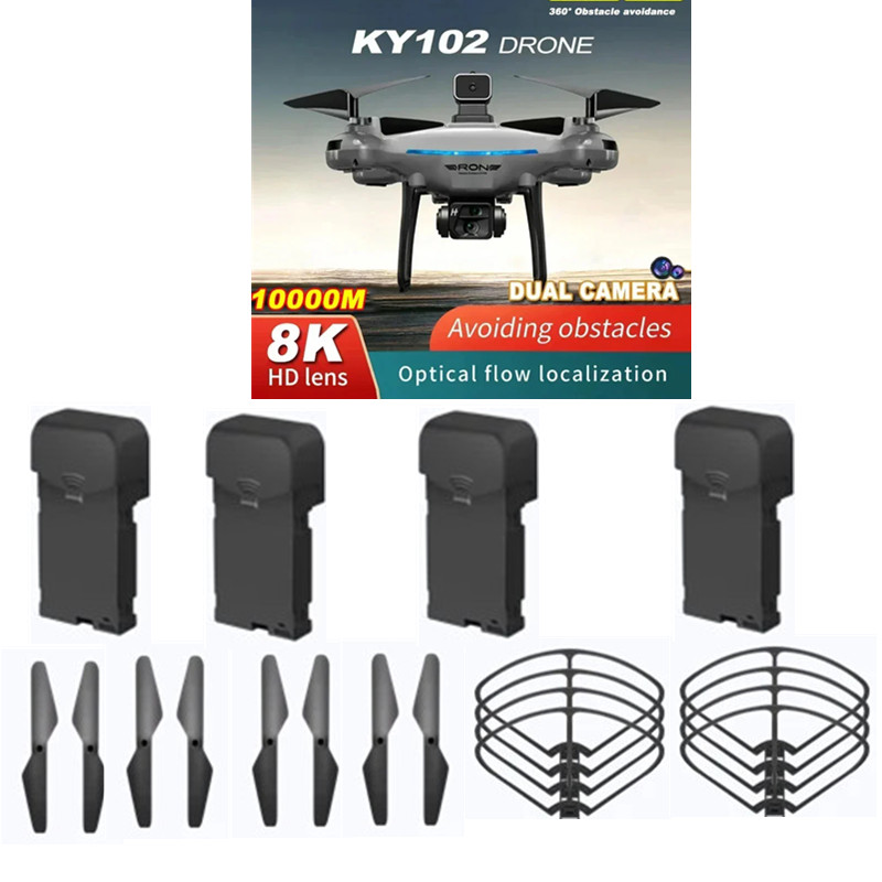 Drone Ky102 Rc - Batería y Hélices para Dron KY102,