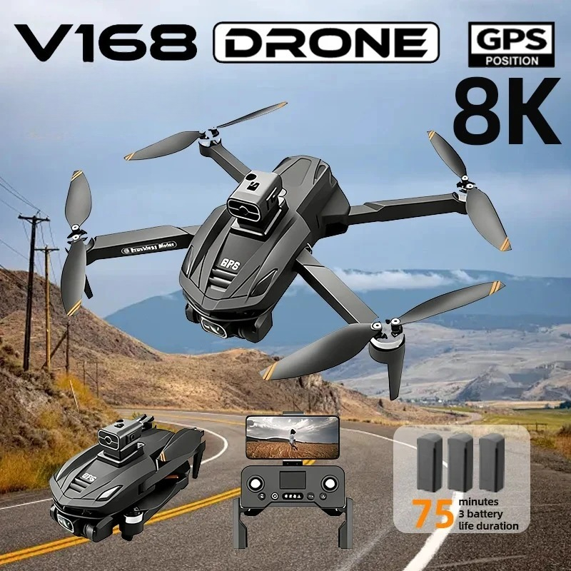 Drone Ls Rc - Dron GPS V168 original profesional con