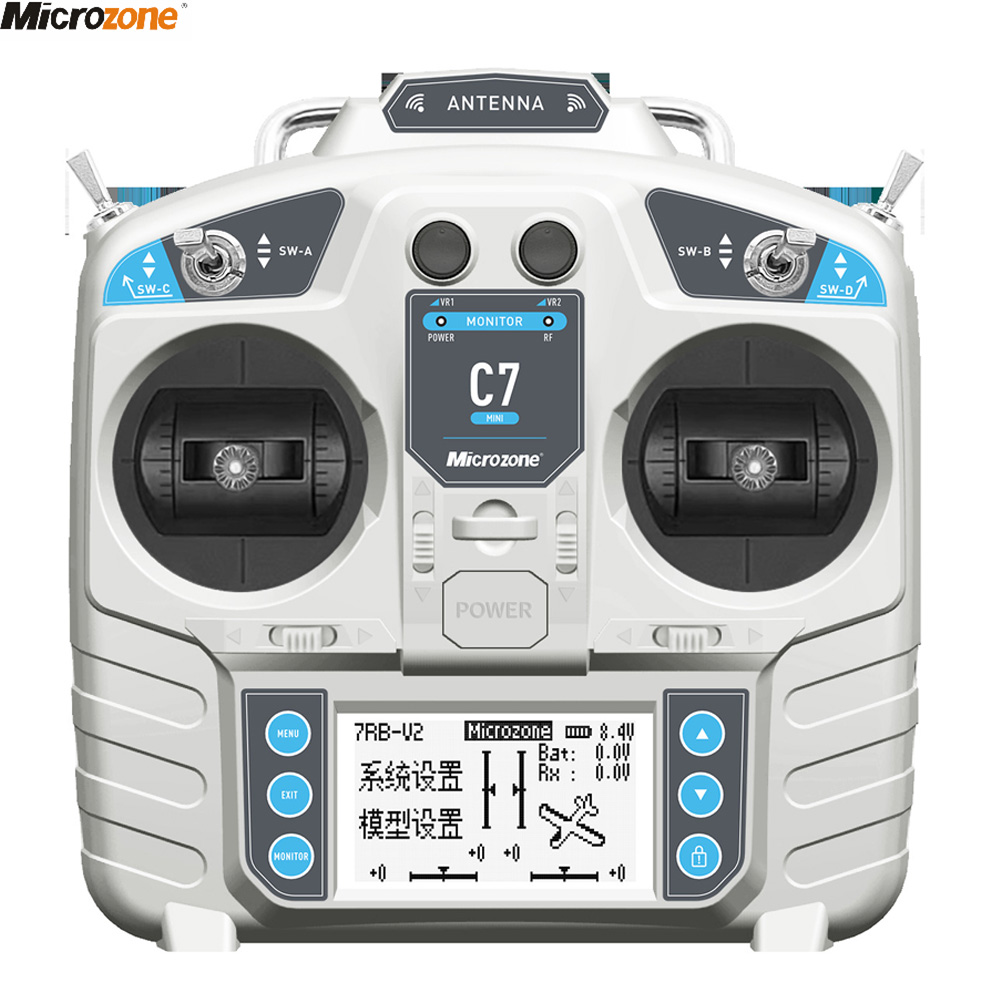Drone Avion Rc - Controlador MicroZone MC7 MINI transmisor C7
