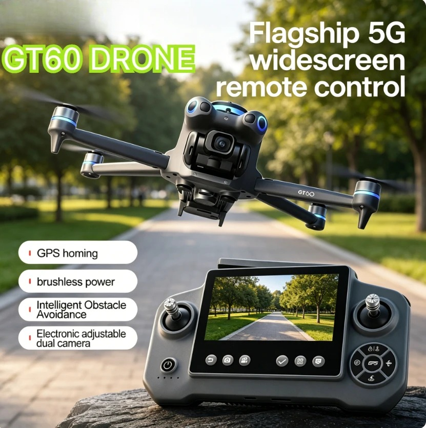 Drone Ls Rc - Dron Cuadricóptero RC Plegable Original GT60