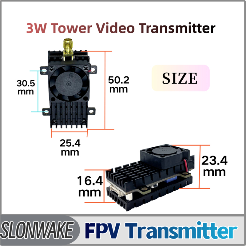Drone Rc1 - SLONWAKE 5,8G 3000mW simulación VTX FPV