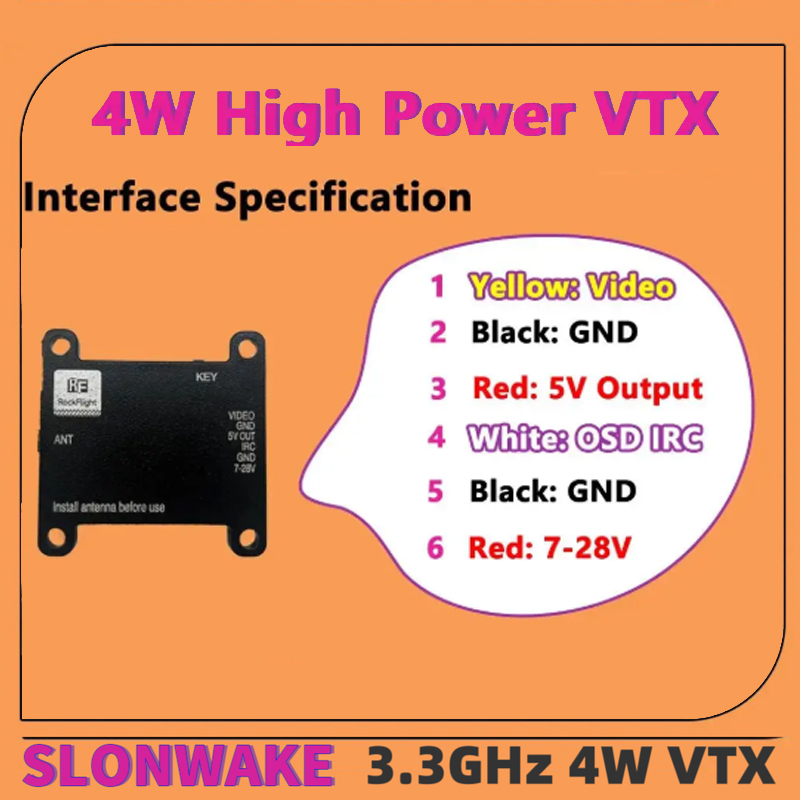 Transmisor de Video VTX SLONWA - Drone Rc1 reseña y precio