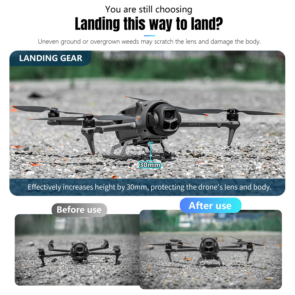 Tren de aterrizaje STARTRC par - Drone Rcfpvpro reseña y precio