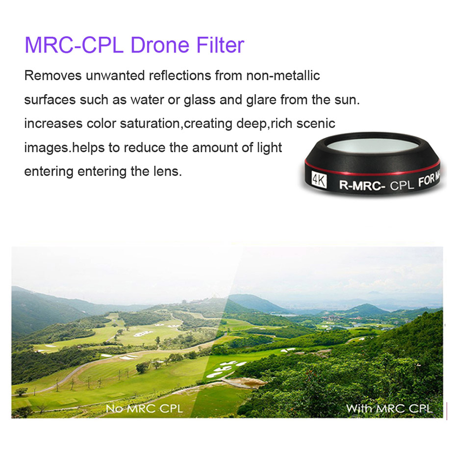 Filtro de Dron para Mavic Pro  - Drone Rcfpvpro reseña y precio