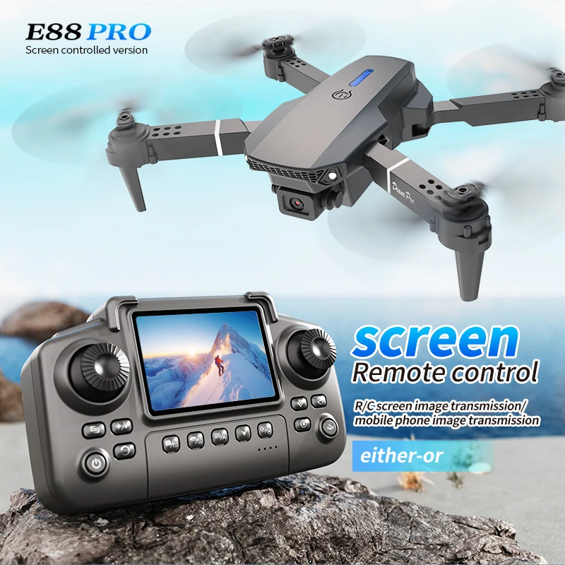 Dron profesional E88 PRO con p - Drone Rc Harness reseña y precio