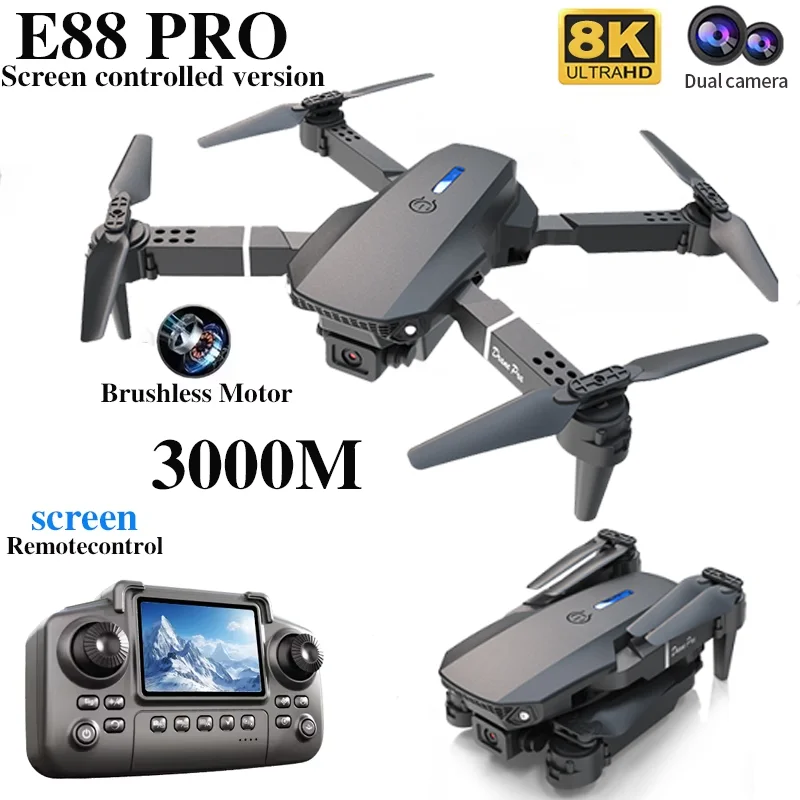 Dron profesional E88 PRO con p - Drone Rc Harness reseña y precio