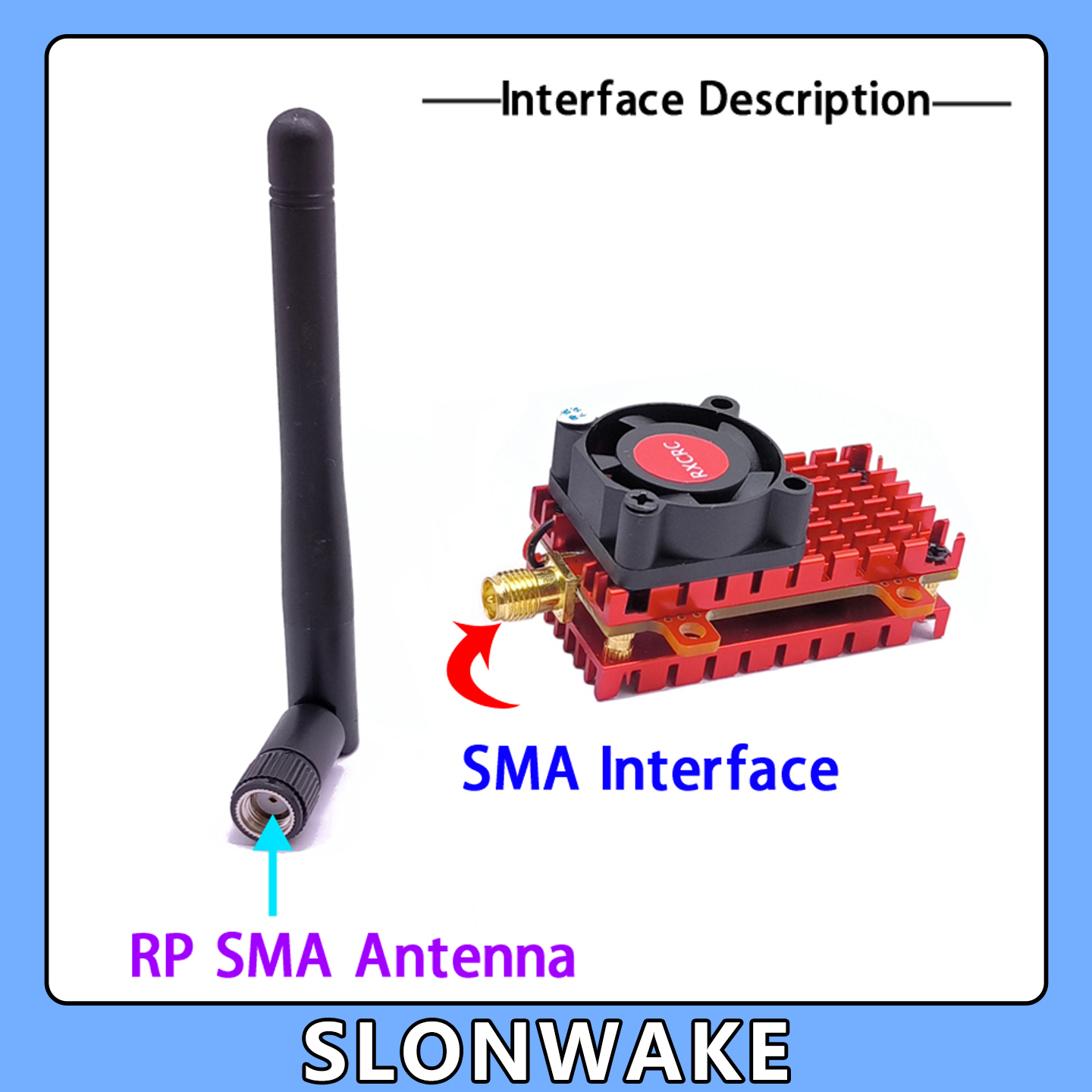 SLONWAKE 5,8G 2W VTX FPV 1800T - Drone Rc Harness reseña y precio