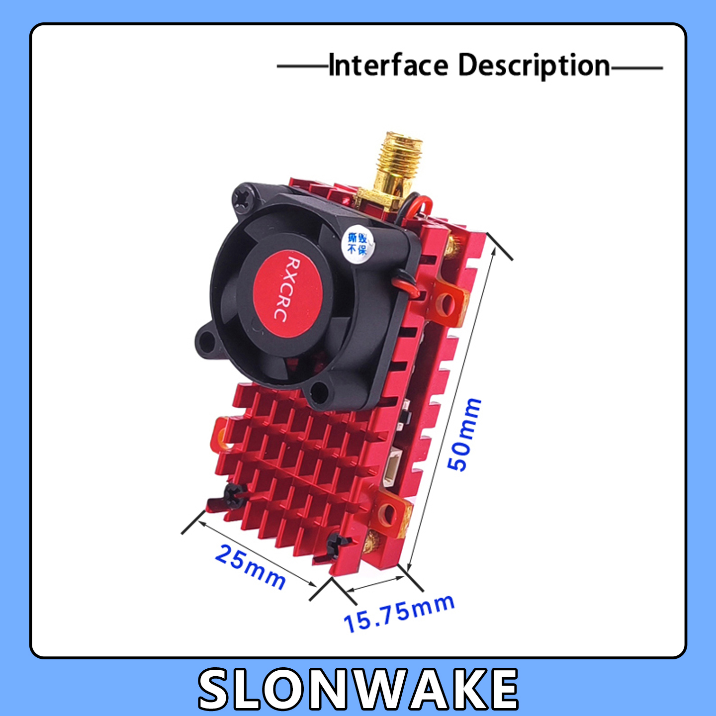 SLONWAKE 5,8G 2W VTX FPV 1800T - Drone Rc Harness reseña y precio