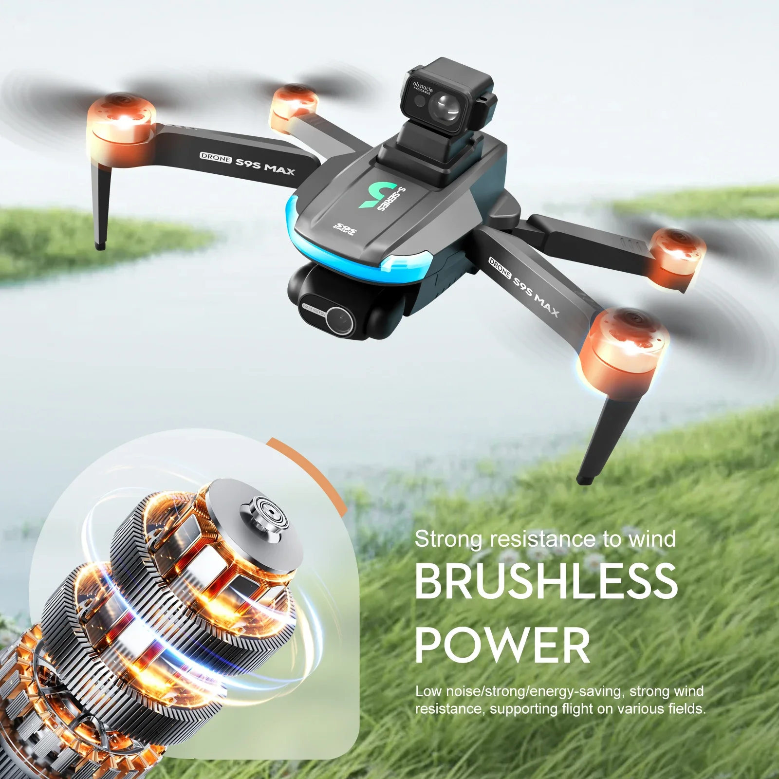 Nuevo S9S MAX MINI Drone 4K 2  - Drone Rc Harness reseña y precio