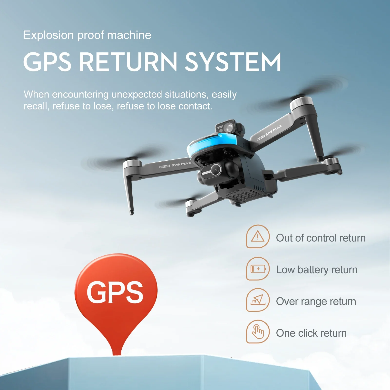 Nuevo S9S MAX MINI Drone 4K 2  - Drone Rc Harness reseña y precio