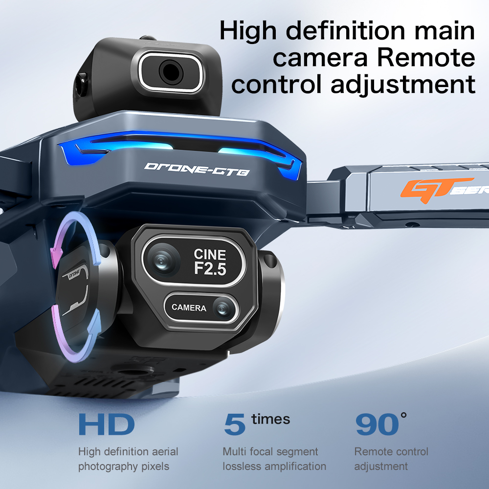 NUEVO Dron GT8 HD RC 4K Profes - Drone Rc Harness reseña y precio