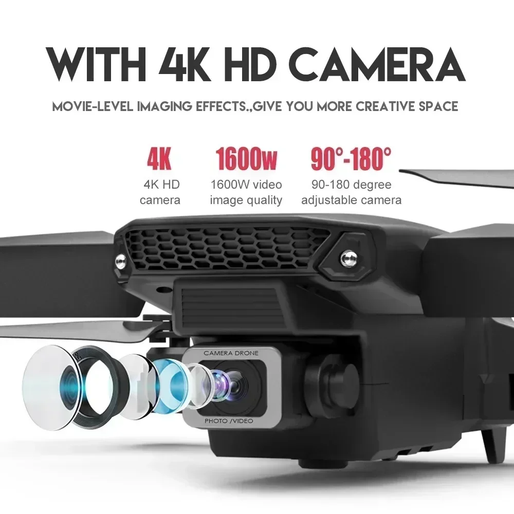 E88 Pro WIFI FPV Drone gran an - Drone Rc Harness reseña y precio