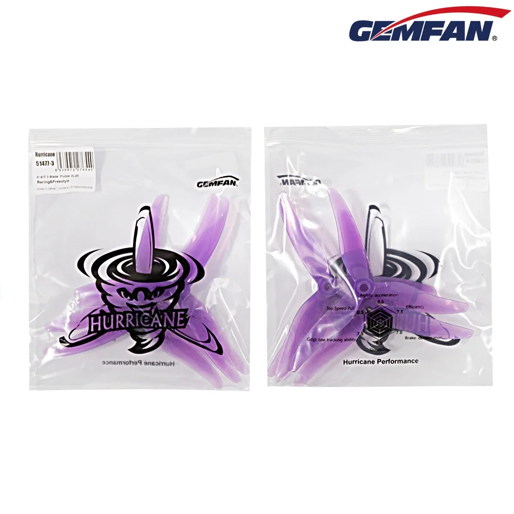 10 pares (10CW + 10CCW) Gemfan - Drone Rc Diy reseña y precio