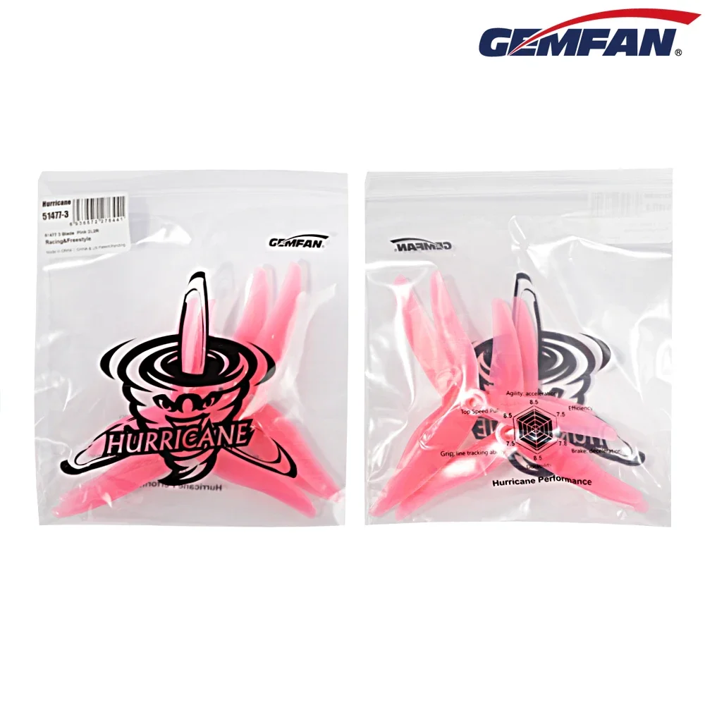 10 pares (10CW + 10CCW) Gemfan - Drone Rc Diy reseña y precio
