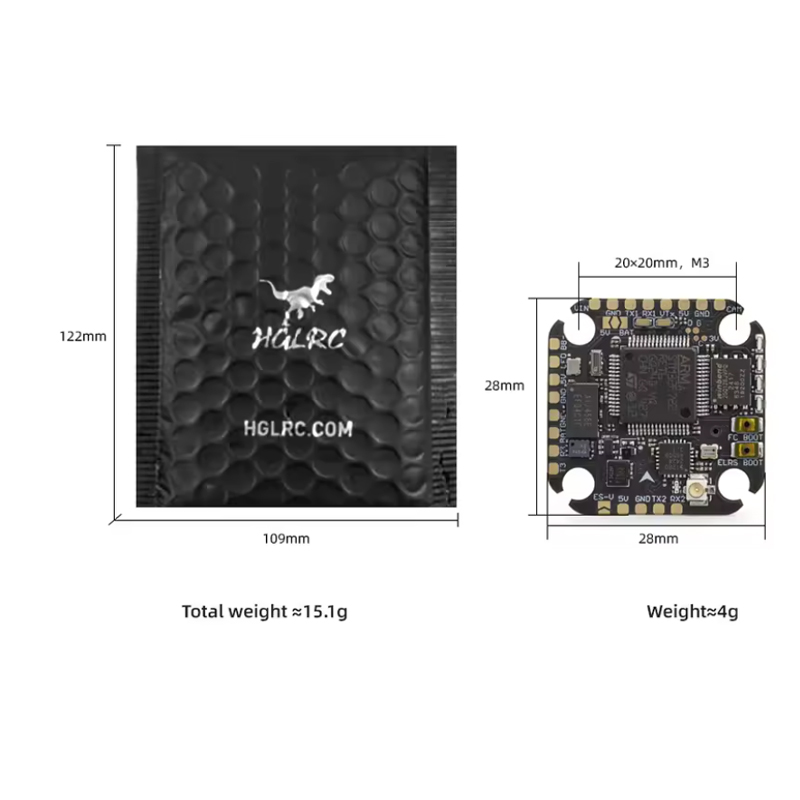 Controlador de Vuelo HGLRC SPE - Betaflight Flight Controller reseña y precio