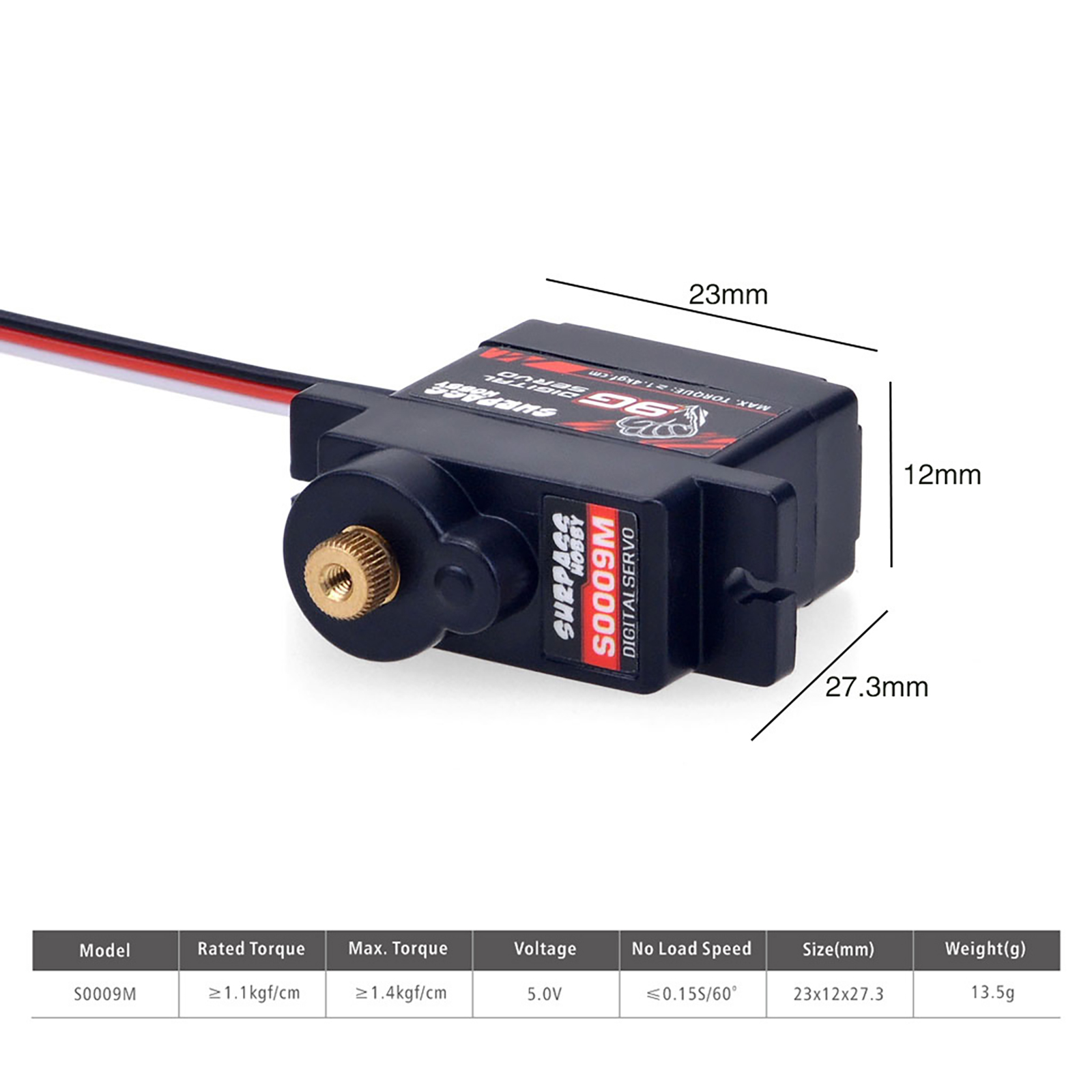 Micro Servo Digital de 2g, 3.7 - Drone Avion Rc reseña y precio
