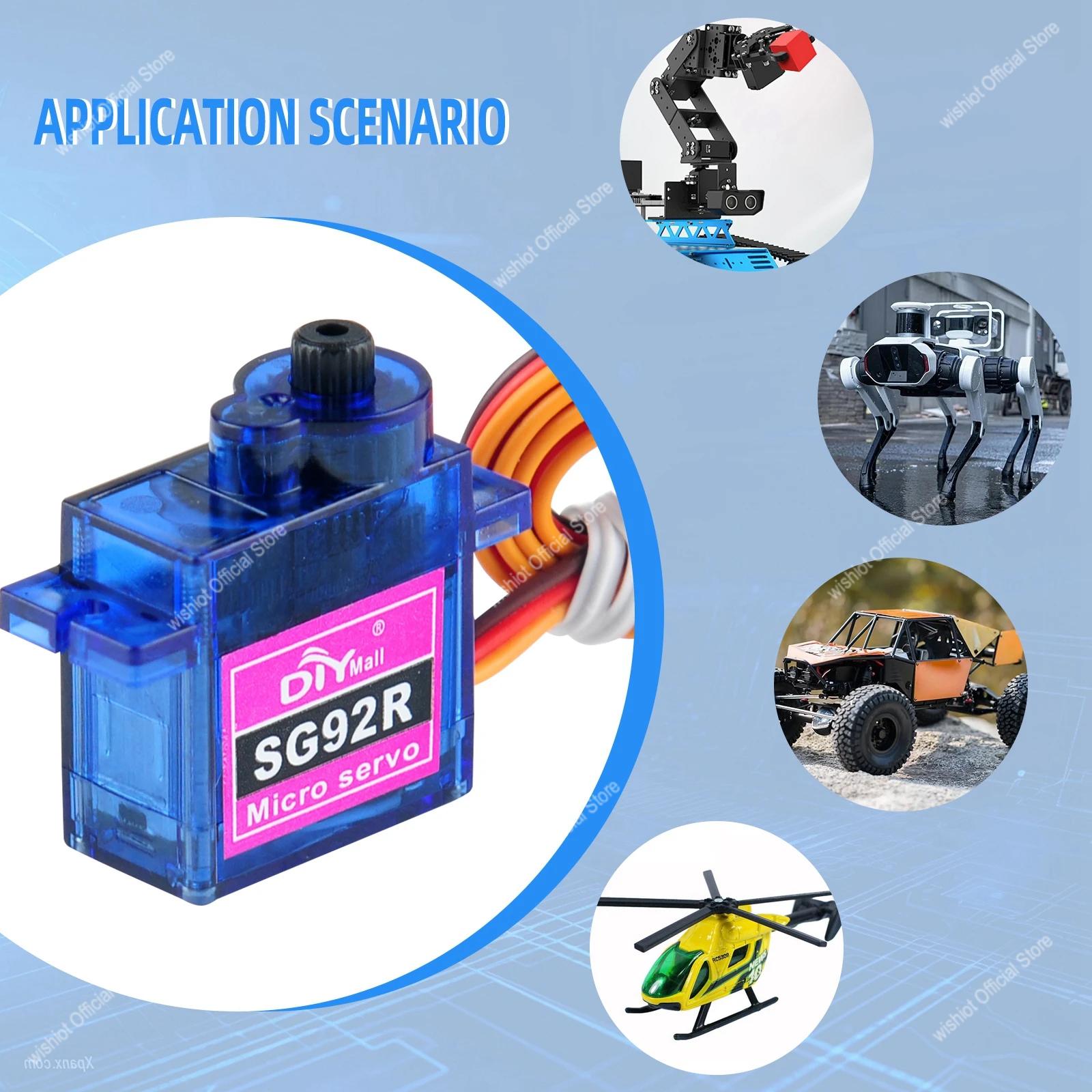 Micro servomotor SG92R 4,8-6V  - Drone Avion Rc reseña y precio
