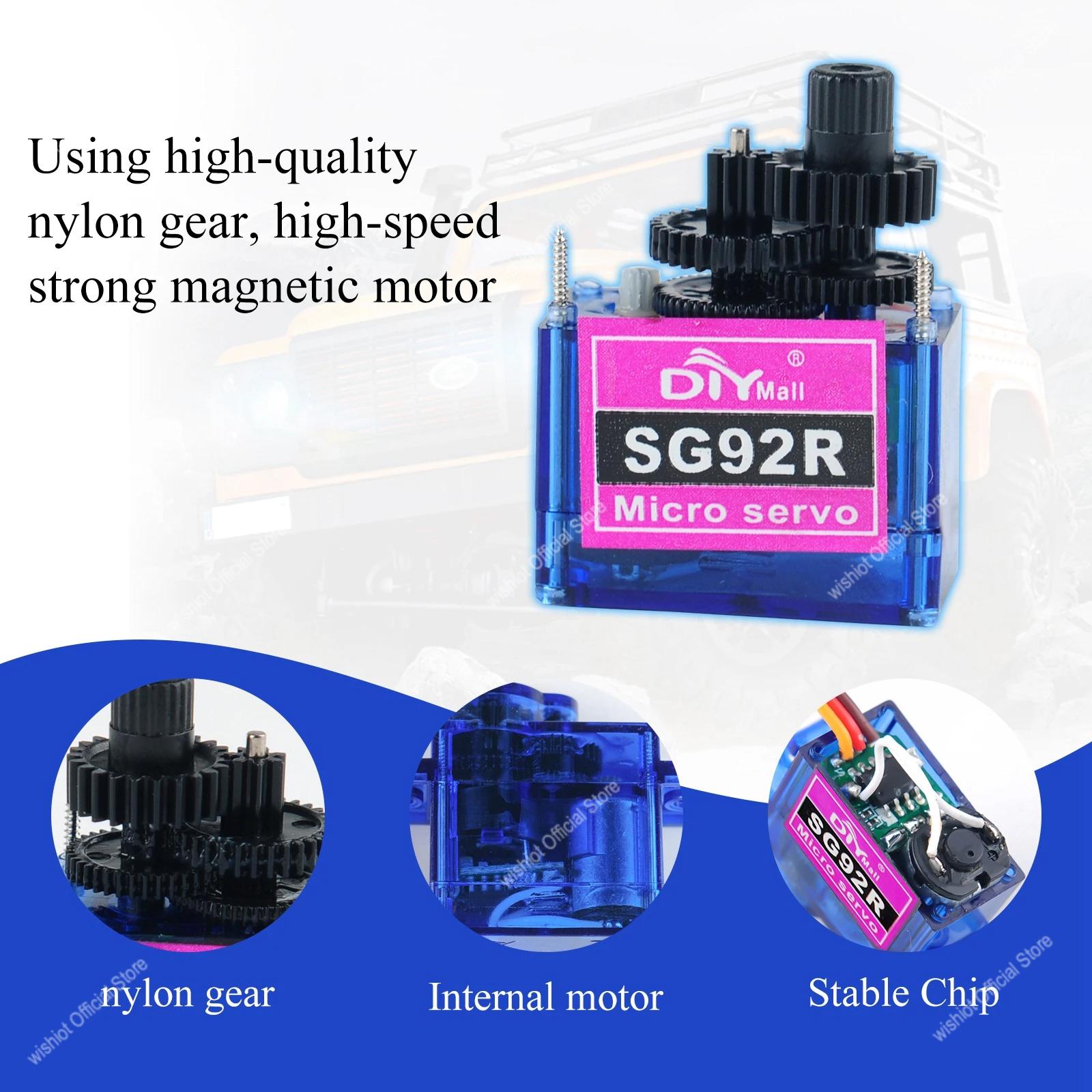 Micro servomotor SG92R 4,8-6V  - Drone Avion Rc reseña y precio