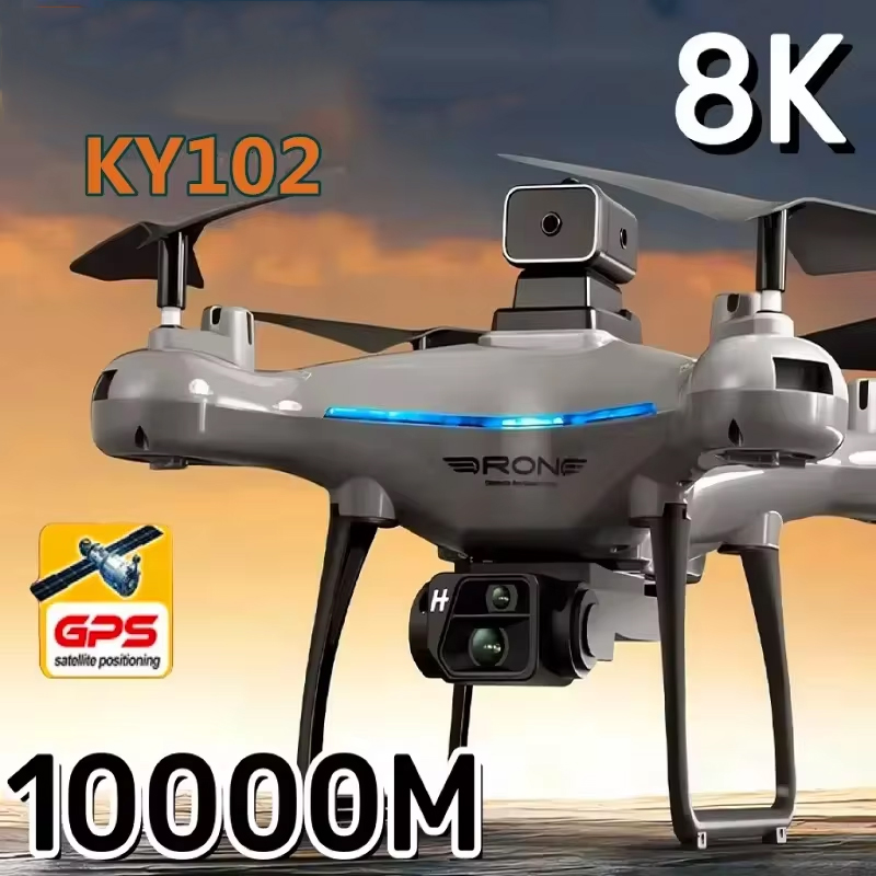 Dron Ky102 8k Hd de doble cáma - Drone Ky102 Rc reseña y precio