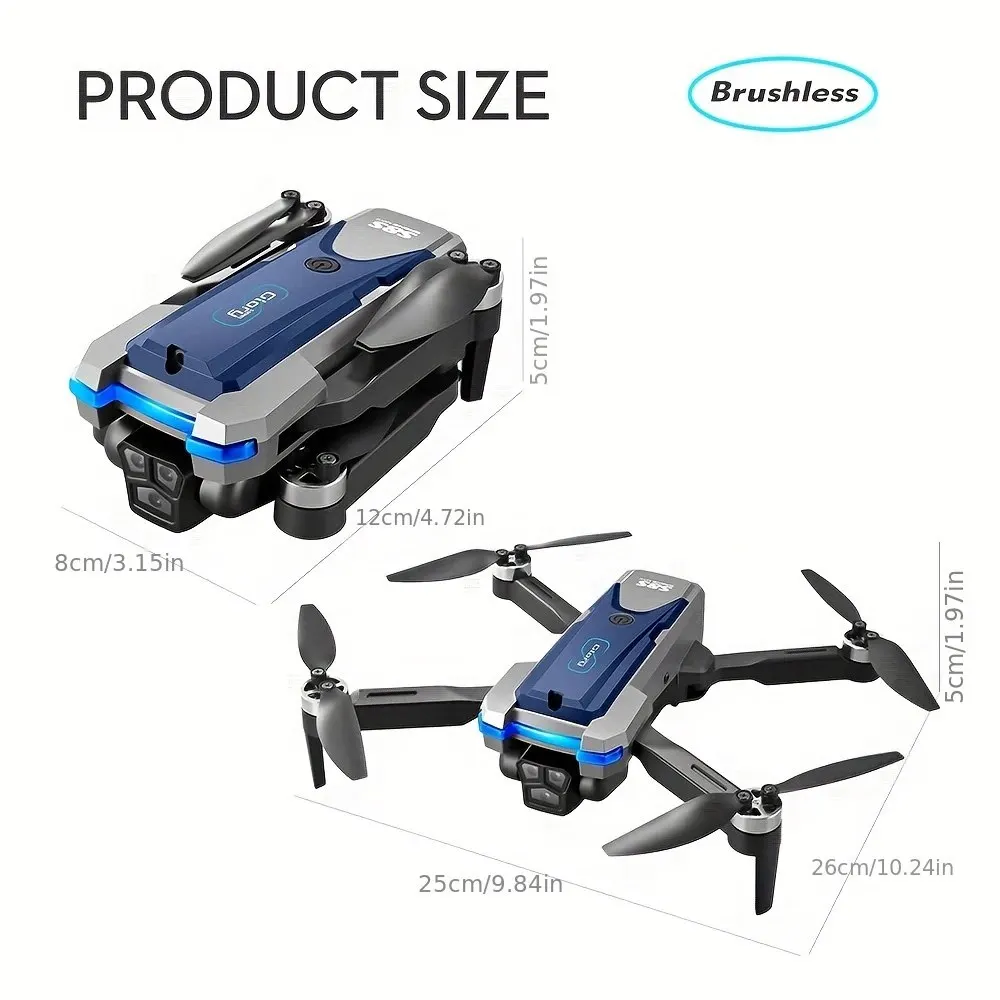 Dron plegable S8S con GPS, 5G, - Drone Rc Harness reseña y precio